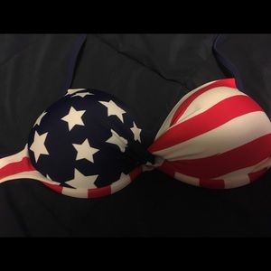 American Flag Bikini Top
